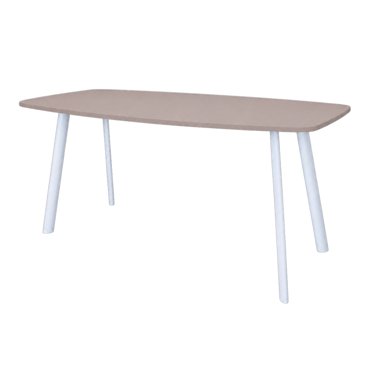 Vergadertafel Modu High  240x120cm Deens Ovaal