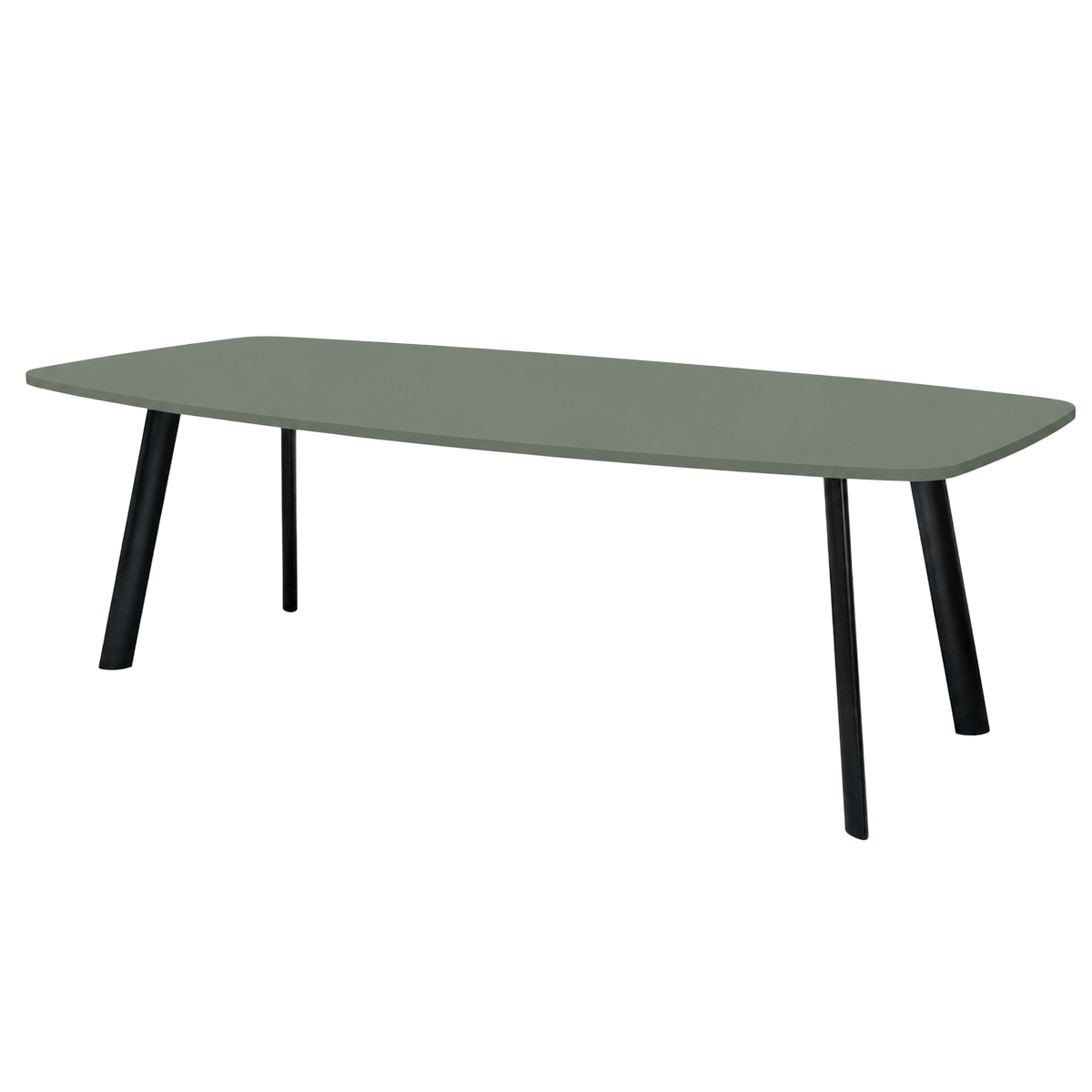 Vergadertafel Modu 240x120cm Deens Ovaal