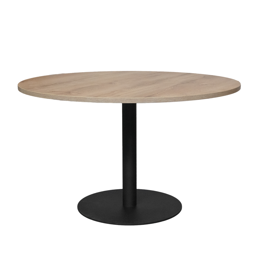 Vergadertafel Kolom 120cm Rond