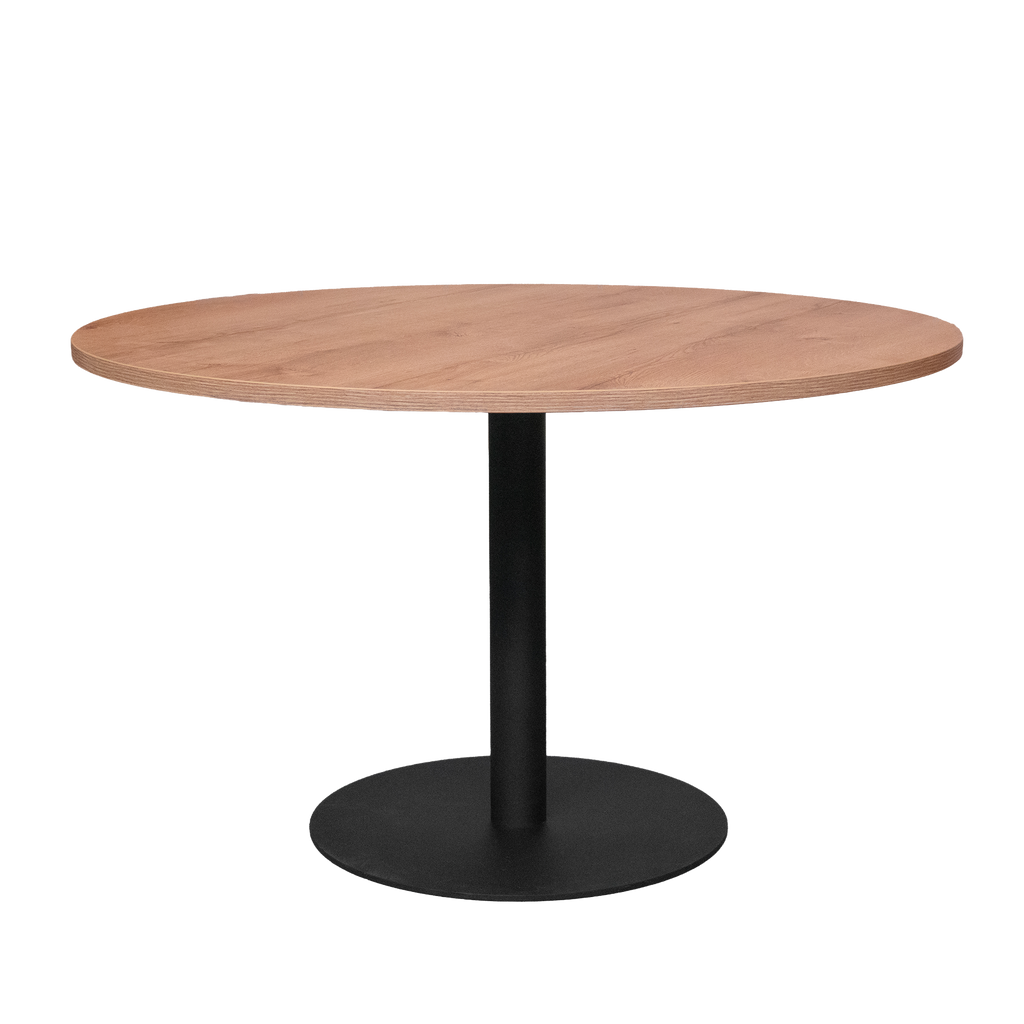 Vergadertafel Kolom 120cm Rond