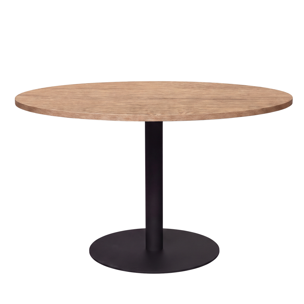Vergadertafel Kolom 120cm Rond