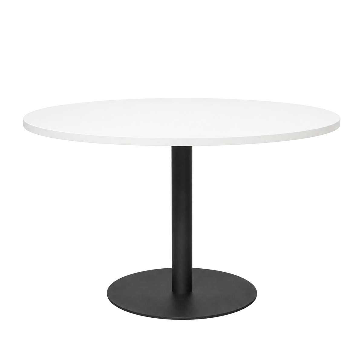 Vergadertafel Kolom 120cm Rond