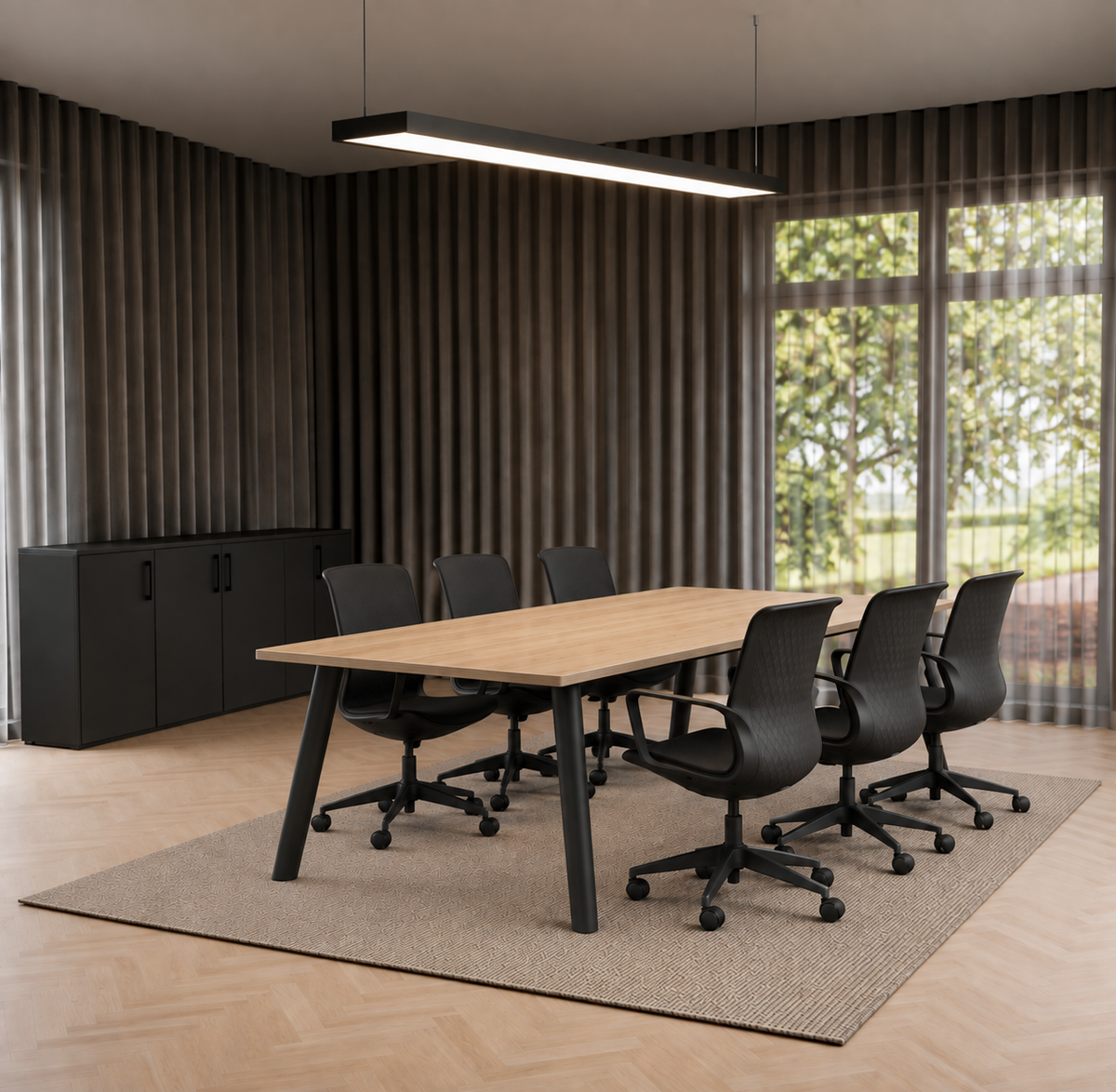 Vergadertafel Modu 200x100cm
