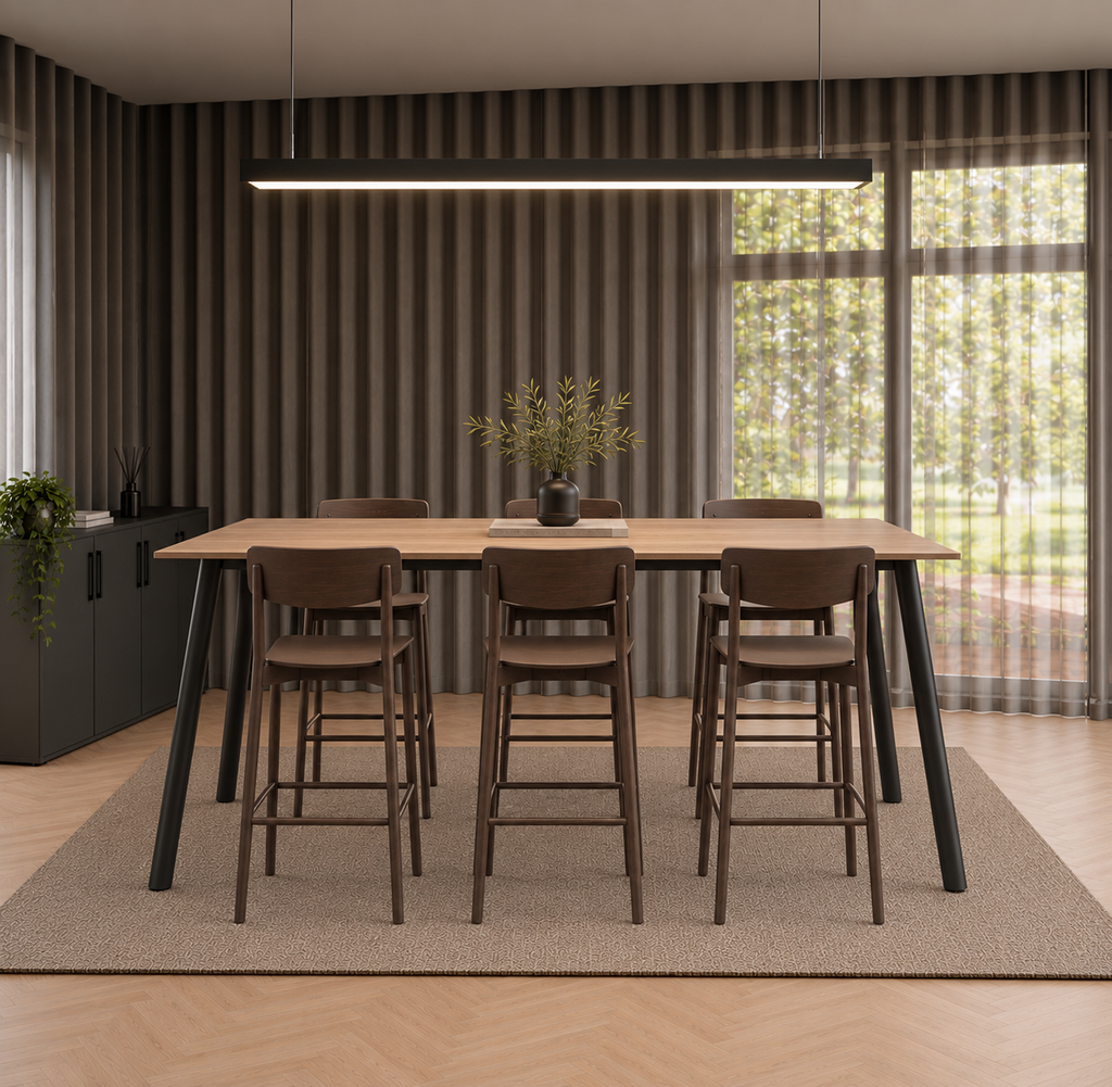 Vergadertafel Modu High - Recht