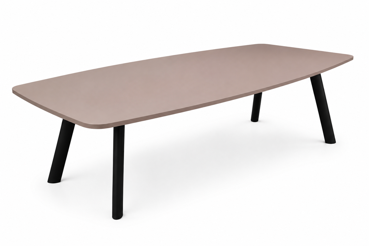 Vergadertafel Modu 240x120cm Deens Ovaal