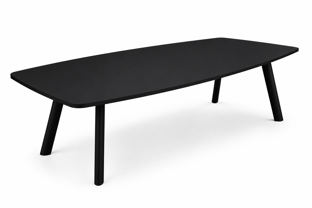 Vergadertafel Modu 240x120cm Deens Ovaal
