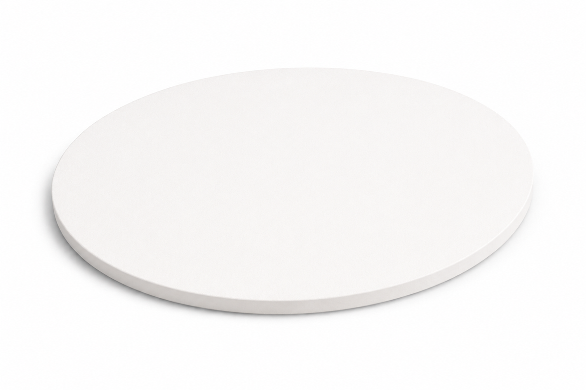Tafelblad rond wit K001