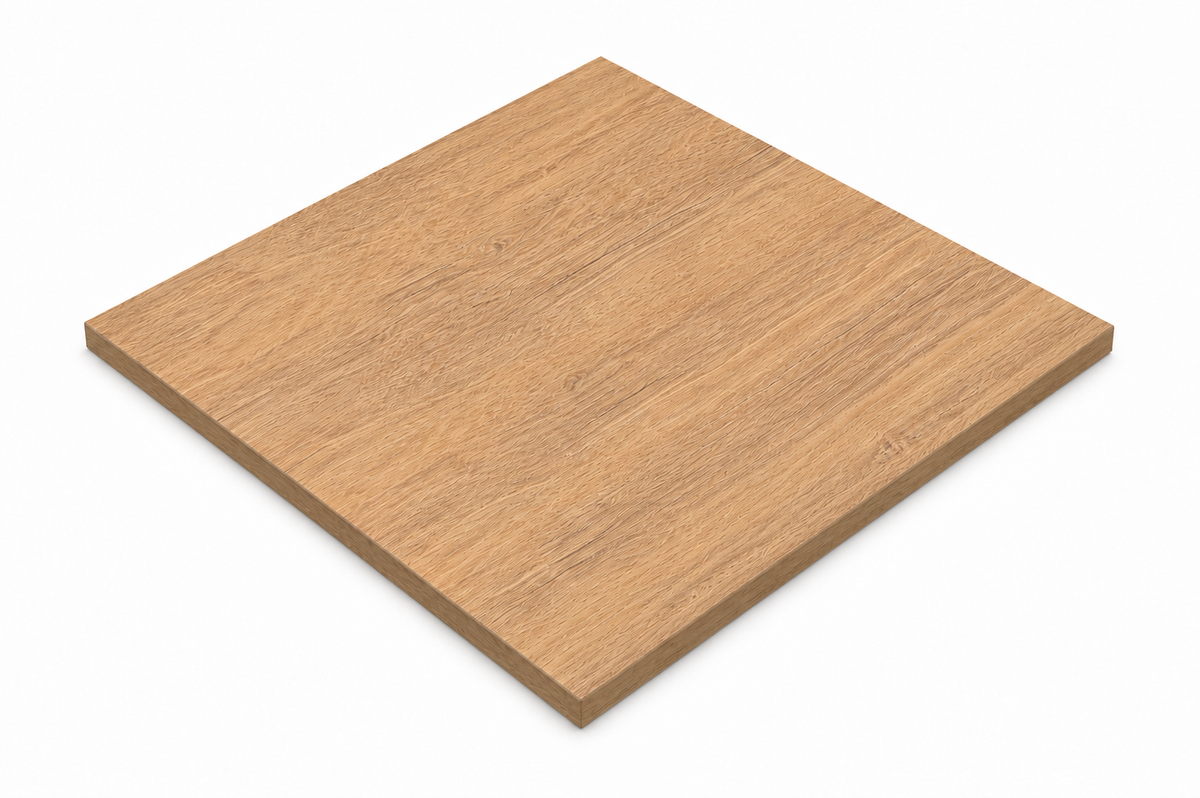 Blad natuur eiken K003 vierkant