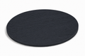 Tafelblad rond zwart eiken K007