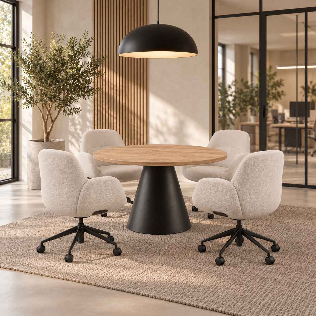 Vergadertafel Cone 120cm