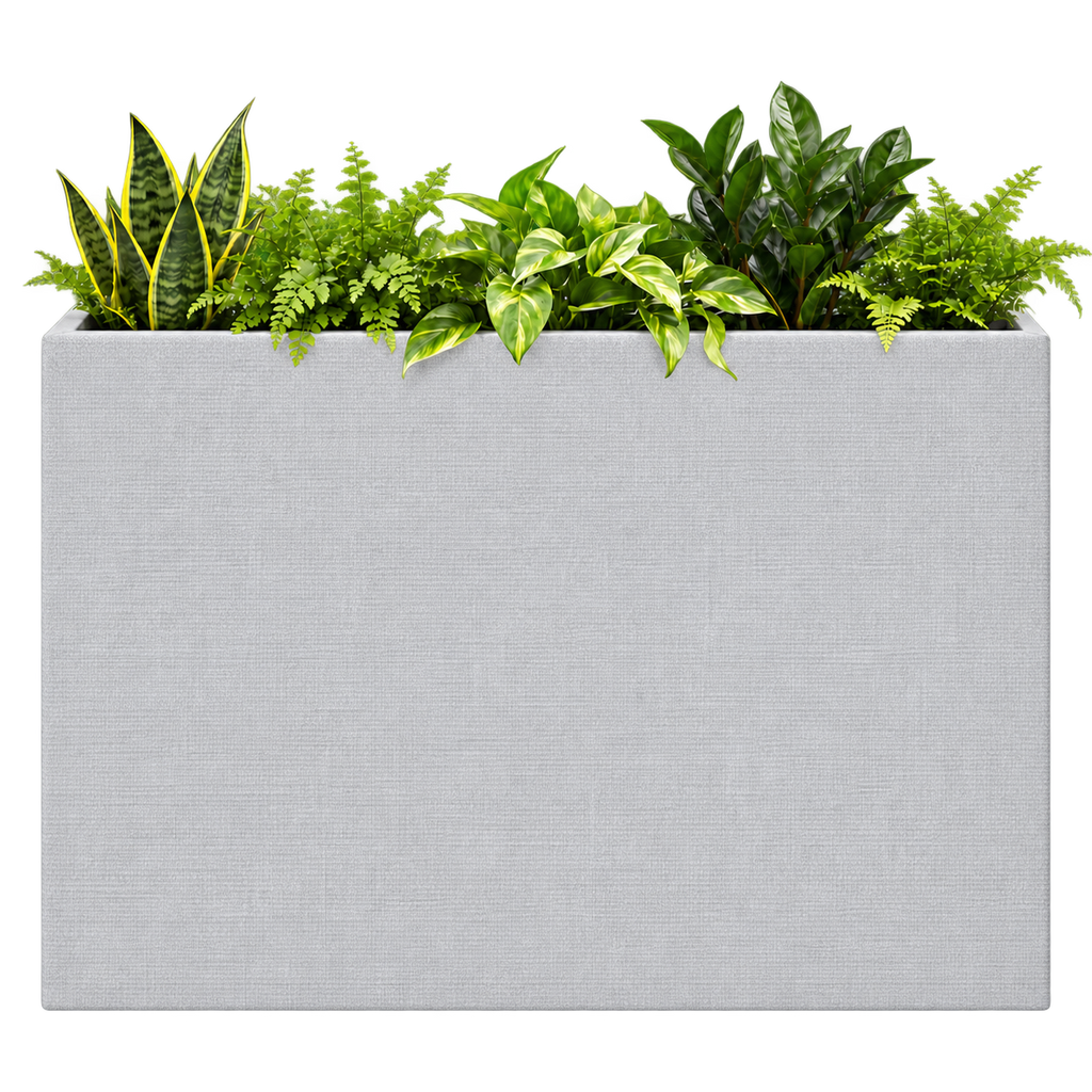Gestoffeerde plantenbak