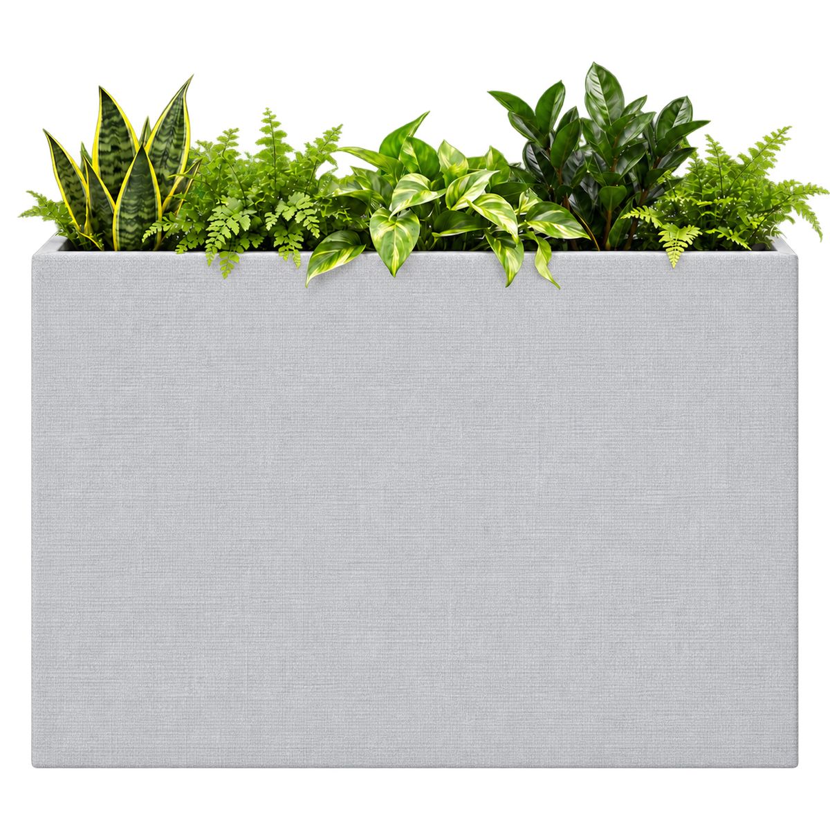 Gestoffeerde plantenbak